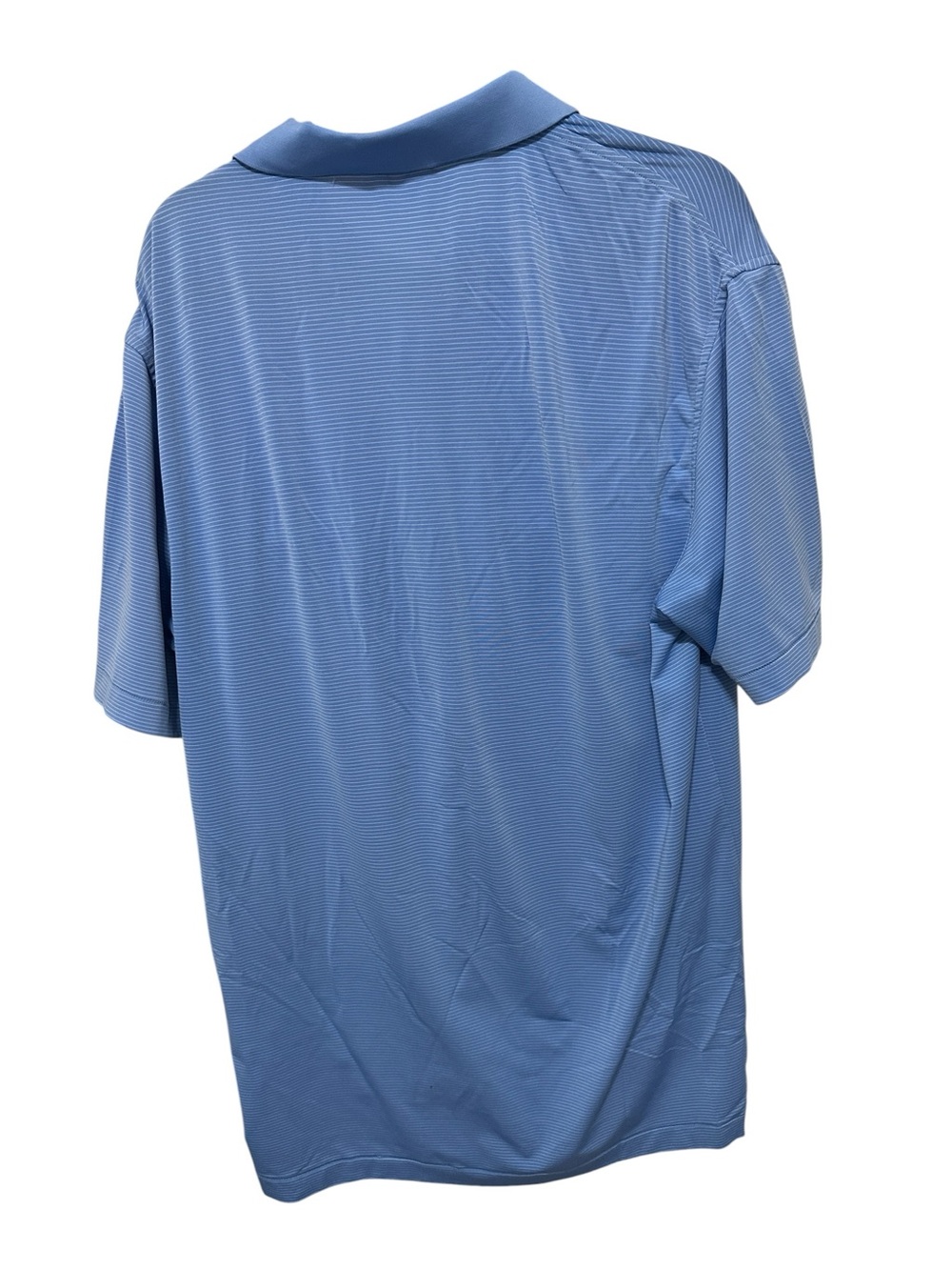 PETER MILLAR Summer Comfort Blue White  Short-Sleeve Polo Golf Shirt Sz M - Picture 5 of 7